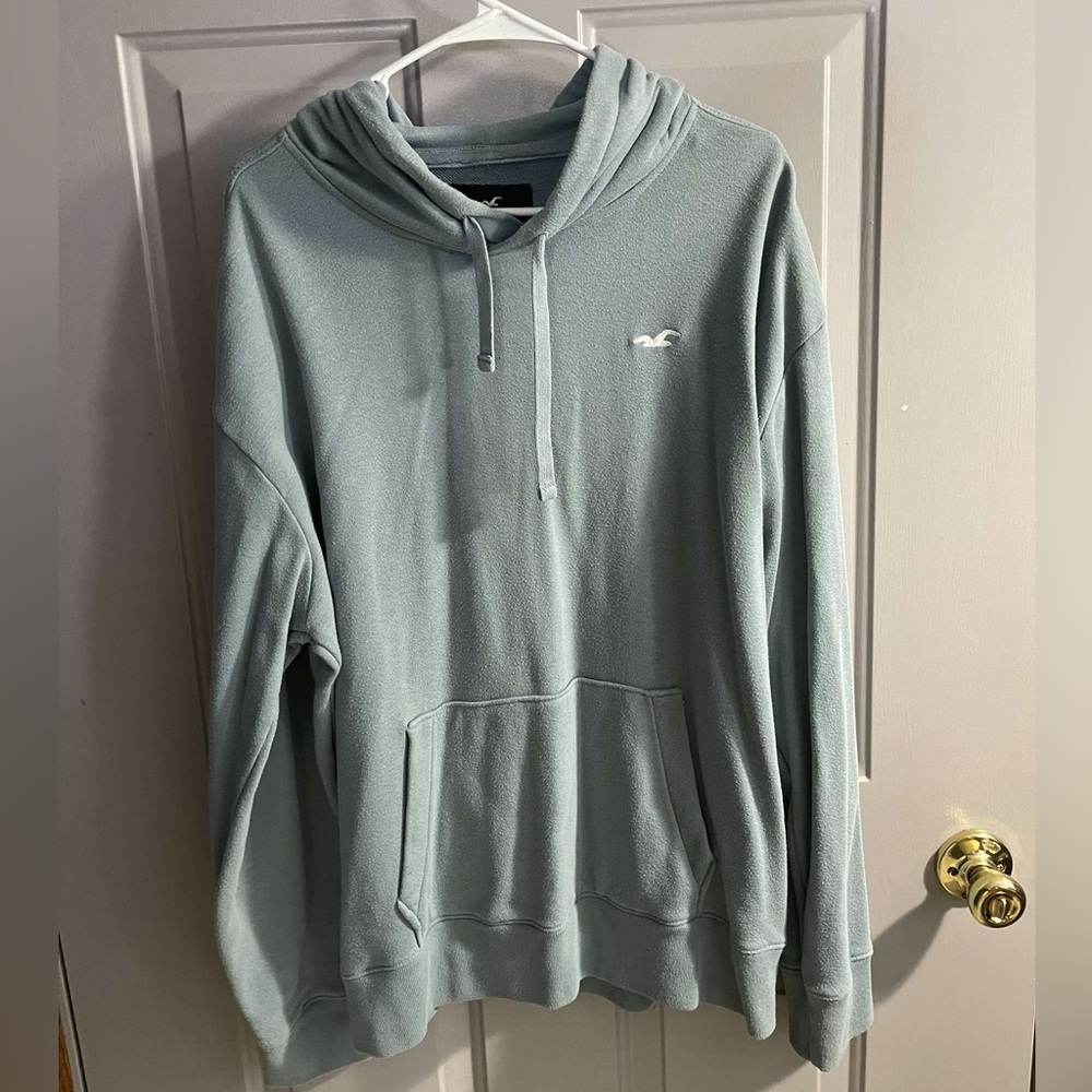 Holister light blue sweatshirt